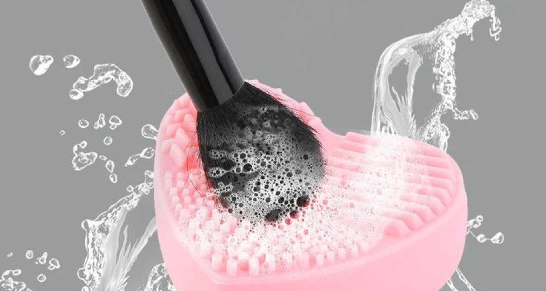 cleaning makeup brushes